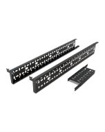 APC Rack - Kabelführungssatz - Schwarz - für