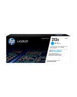 HP 212X - Hohe Ergiebigkeit - Cyan - original - LaserJet - Tonerpatrone (W2121X)