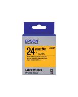 Epson LabelWorks LK-6YBP - Schwarz auf Gelb - Rolle (2,4 cm x 9 m)