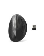 Dicota Relax - Maus - ergonomisch - Für Rechtshänder - 5 Tasten - kabellos - kabelloser Empfänger (USB)