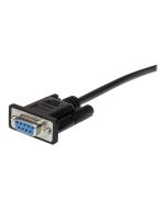 StarTech.com 50cm Seriell DB9 RS232 Verlängerungskabel - RS 232 DB-9 Kabel Verlängerung- DB 9 (Stecker)