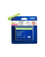 Brother TZe-MQP35 - Matt - Weiß auf Berry Pink - Rolle (1,2 cm x 5 m)