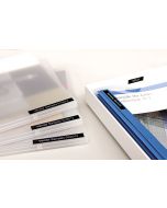 Dymo D1 Standard - Polyester - selbstklebend - Weiß auf Schwarz - Rolle (1,2 cm x 7 m)