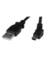 StarTech.com 1m USB auf Mini USB Anschlusskabel 90° gewinkelt - USB A zu Mini B Kabel - 1 x USB A (St)