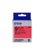 Epson LabelWorks LK-3RBP - Schwarz auf rot - Rolle (0,9 cm x 9 m)