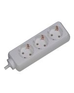 Bachmann SELLY - Steckdosenleiste - Wechselstrom 250 V - 3680 Watt - Eingabe, Eingang CEE 7/4 - Ausgangsanschlüsse: 3 (power CEE 7/3)