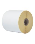 Brother Selbstklebend - weiß - Rolle (10,2 cm x 58 m) 1 Rolle(n) Endlosetiketten (Packung mit 8)
