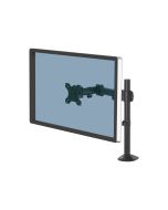Fellowes Reflex Single Monitor Arm - Befestigungskit - einstellbarer Arm - für Monitor - Metall - Schwarz, RAL 9017 - Bildschirmgröße: up to 81.28 cm (bis zu 32 Zoll)