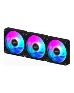 Gigabyte AORUS - Gehäuselüfter - 120 mm - Schwarz (Packung mit 3)