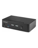 StarTech.com 2-Port DisplayPort KVM Switch, 8K 60Hz / 4K 144Hz, Single Display, DP 1.4, 2x USB 3.0 Ports, 4x USB 2.0 HID Ports, Push-Button & Hotkey Switching, TAA Compliant - OS Independent, Metal Housing (D86A2-2-PORT-8K-KVM)