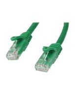 StarTech.com 2m CAT6 Ethernet Cable, 10 Gigabit Snagless RJ45 650MHz 100W PoE Patch Cord, CAT 6 10GbE UTP Network Cable w/Strain Relief, Green, Wiring is UL Certified/TIA - Category 6 - 24AWG (N6PATC2MGN)