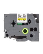 Brother TZe-SL651 - Selbstklebend - Schwarz auf Gelb - Rolle (2,4 cm x 8 m)