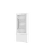 Chief Impact Floor Kiosks Series LF55UWP - Aufstellung - Hochformat - für LCD / AV System - verriegelbar - weiß - Bildschirmgröße: 139.7 cm (55")