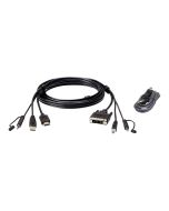 ATEN 2L-7D02DHX2 - Video- / USB- / Audio-Kabel