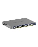 Netgear Smart S3300-52X - V3 - Switch - L3 Lite - Smart - 48 x 10/100/1000 + 4 x SFP+ - Desktop, an Rack montierbar (380 W)