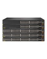 HPE Aruba 6200M 24G 4SFP+ Switch - Switch - max. Stapelentfernung 10 km - L3 - managed - 24 x 10/100/1000 + 4 x 1 Gigabit / 10 Gigabit SFP+ (Uplink / Stacking)