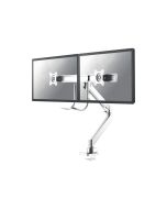 Neomounts NM-D775DX - Befestigungskit - Voll beweglich - für 2 LCD-Displays - Aluminium - weiß - Bildschirmgröße: 25.4-81.3 cm (10"-32")