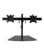 StarTech.com Dual-Monitorhalter - Monitor Halterung für zwei Displays - Aufstellung - einstellbarer Arm - für LCD-Display - Kunststoff, Stahl, Aluminium - Schwarz - Bildschirmgröße: 61 cm (24")