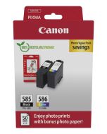 Canon PG-585/CL-586 Photo Value Pack - 2er-Pack - Schwarz, Farbe (Cyan, Magenta, Gelb)