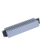 TRITON 19" panel 2U with 2x cable trunking