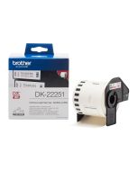 Brother DK22251 - Schwarz/Rot auf Weiß - Rolle (6,2 cm x 15,24 m)