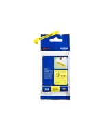 Brother TZe-S621 - Extra starker Klebstoff - Schwarz auf Gelb - Rolle (0,9 cm x 8 m)