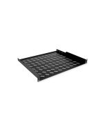ROLINE Rack - Regal - 400 mm tief, Tragfähigkeit 15 kg - RAL 9005, Jet Black - 1U - 48.3 cm (19")