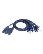 ATEN Petite CS64US - KVM-/Audio-/USB-Switch - 4 x KVM/Audio/USB