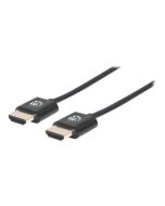 Manhattan HDMI Cable with Ethernet (Ultra Thin), 4K@60Hz (Premium High Speed)