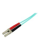 StarTech.com 1 m LC auf LC OM4 Multimode Glasfaserkabel, LWL Patchkabel - Netzwerkkabel - LC Multi-Mode (M)