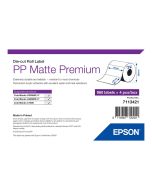 Epson Premium - Polypropylen (PP) - matt - permanenter Acrylklebstoff - 76 x 127 mm 3840 Etikett(en) (4 Rolle(n)