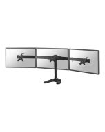 Neomounts FPMA-D700DD3 - Aufstellung - für 3 LCD-Anzeigen - Schwarz - Bildschirmgröße: 25.4-68.6 cm (10"-27")
