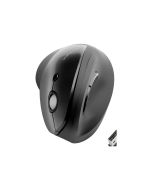 Kensington Pro Fit Ergo Vertical Wireless Mouse - Vertikale Maus - ergonomisch - Für Rechtshänder - 6 Tasten - kabellos - 2.4 GHz - kabelloser Empfänger (USB)