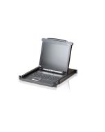 ATEN CL1000N, 1920 x 1200 Pixel, WUXGA, Rack-Einbau, 24 W, 1U, Schwarz