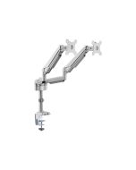 Eaton Tripp Lite Series Dual-Display Flex-Arm Mount for 17" to 32" Monitors - Clamp or Grommet, USB, Audio Ports - Befestigungskit (Spannbefestigung für Tisch)