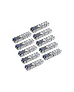 StarTech.com Gigabit LWL SFP Transceiver Modul - Cisco GLC-LH-SMD kompatibel - SM/MM LC - 10km/550m - Mini GBIC 10er Pack - 1000Base-LX/LH - SFP (Mini-GBIC)-
