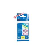 Brother TZe-MPRG31 - Schwarz auf rotem Gingham - Rolle (1,2 cm x 4 m)