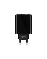 Wentronic goobay - Netzteil - 28 Watt - 2 A - QC 3.0 - 2 Ausgabeanschlussstellen (USB)