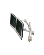 ROLINE Dual LCD Monitor Arm - Befestigungskit (Spannbefestigung für Tisch, einstellbarer Montagearm)