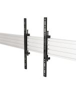 B-TECH BT8390-VESA400F, Flachbildschirm-Montagearm, Schwarz, 70 kg, Schiene, 177,8 cm (70"), 106,7 cm (42")