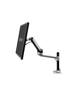 Ergotron LX - Befestigungskit (Spannbefestigung für Tisch, Verlängerungsarm, Befestigung für Kabeldurchgang, Monitorarm, hohe Säule) - für LCD-Display - Polished Aluminum - Bildschirmgröße: bis zu 86,4 cm (bis zu 34 Zoll)