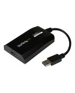 StarTech.com USB 3.0 auf HDMI Adapter / Konverter - Externe Monitor Grafikkarte für Mac und PC - DisplayLink Zertifiziert - HD 1080p - Adapterkabel - USB Typ A männlich zu HDMI weiblich - 16 cm - Schwarz - 1920 x 1200 (WUXGA)
