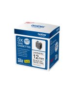 Brother TZe-231 - Klebstoff - Schwarz auf Weiß - Rolle (1,2 cm x 8 m)