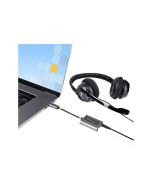 StarTech.com USB-C Headphone Splitter, USB Type C Dual Headset Adapter w/Microphone Input, USB C to 3.5mm Adapter/Earphone Dongle, USB C to Audio Jack/Aux Output - Mic and Headset Controls, Built-in 24-bit DAC (USBC-AUDIO-SPLITTER)