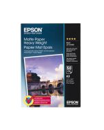 Epson Matte Paper-Heavy Weight, DIN A3, 167 g/m², 50 Blatt, Tintenstrahldrucker, A3 (297x420 mm), Matt, 50 Blätter, 167 g/m², Weiß