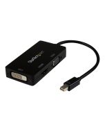 StarTech.com 3 in 1 Mini DisplayPort Adapter - 1080p - Mini DP / Thunderbolt to HDMI / VGA / DVI Splitter for Your Monitor (MDP2VGDVHD)