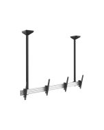 Equip Pro - Klammer - für 2 LCD-Displays - Kunststoff, Aluminium, Stahl - Schwarz, Silber - Bildschirmgröße: 114.3-139.7 cm (45"-55")