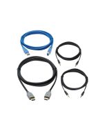 Eaton Tripp Lite Series HDMI KVM Cable Kit for Tripp Lite B005-HUA2-K and B005-HUA4 KVM, 4K HDMI, USB 3.1 Gen 1, 3.5 mm, 10 ft.