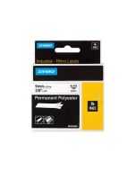 Dymo Rhino - Polyester - Schwarz auf Weiß - Rolle (0,9 cm x 5,5 m)