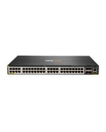HPE Aruba Networking CX 6300M 48-port Smart Rate 1/2.5/5GbE Class 6 PoE and 4-port SFP56 Switch, Managed, L3, Power over Ethernet (PoE), Rack-Einbau, 1U